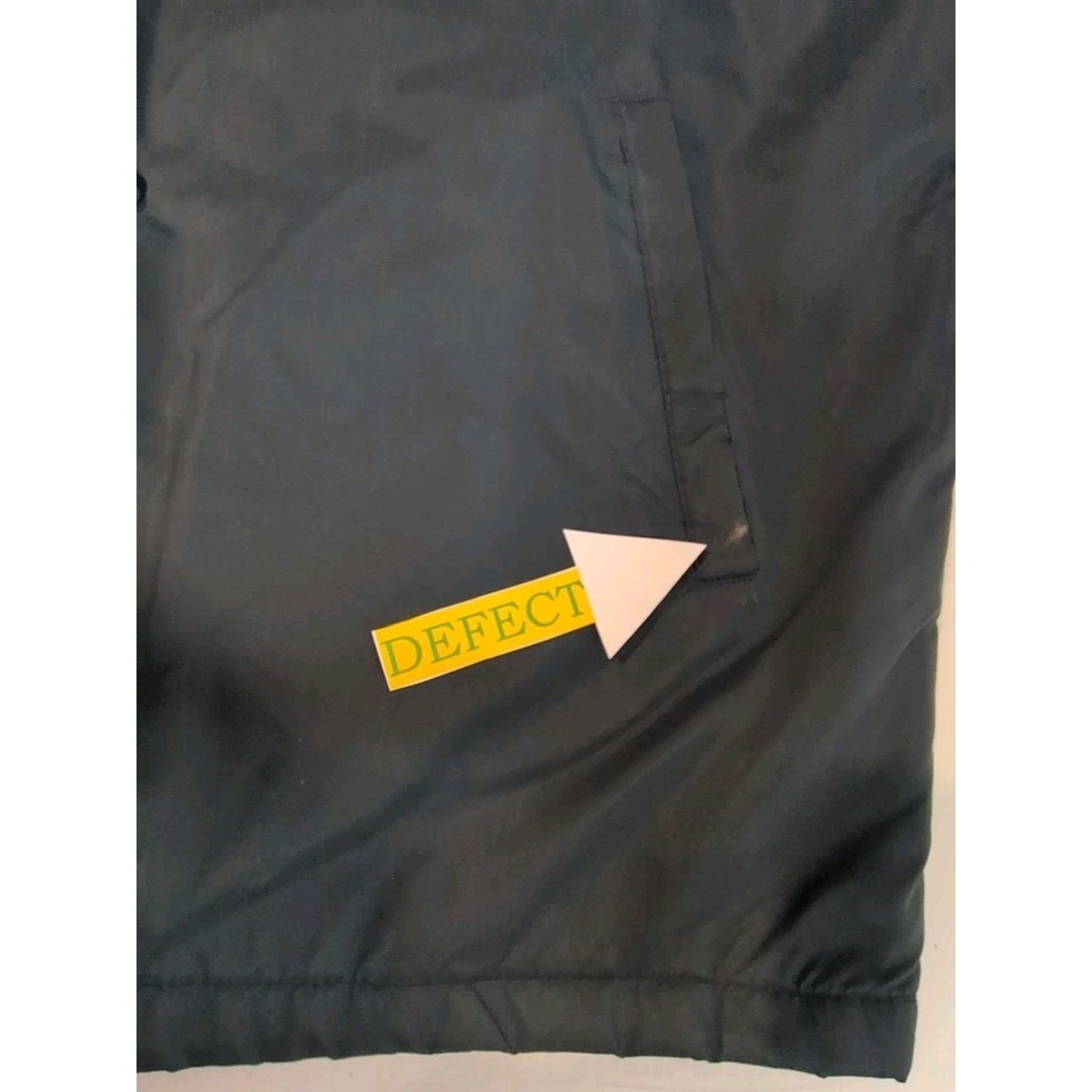 Vintage Artex Men's Navy Blue Windbreaker Jacket Sz L Faded Symbol USS Haleaka - Picture 9 of 12